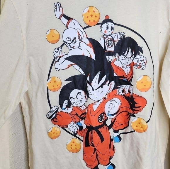 DRAGONBALL LONG SLEEVE T SHIRT SIZE MEN ADULT SMALL NEW - Picture 2 of 5